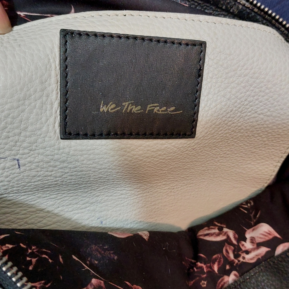 We The Free Crossbody Satchel in Distressed Charcoal - Picture 9 of 10